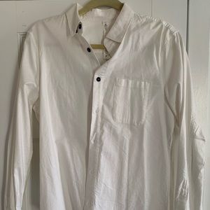 Lululemon Men’s Sm White Commission LS buttondown